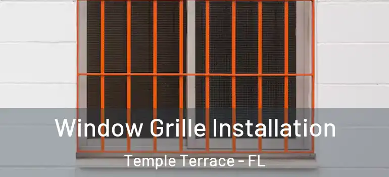  Window Grille Installation Temple Terrace - FL